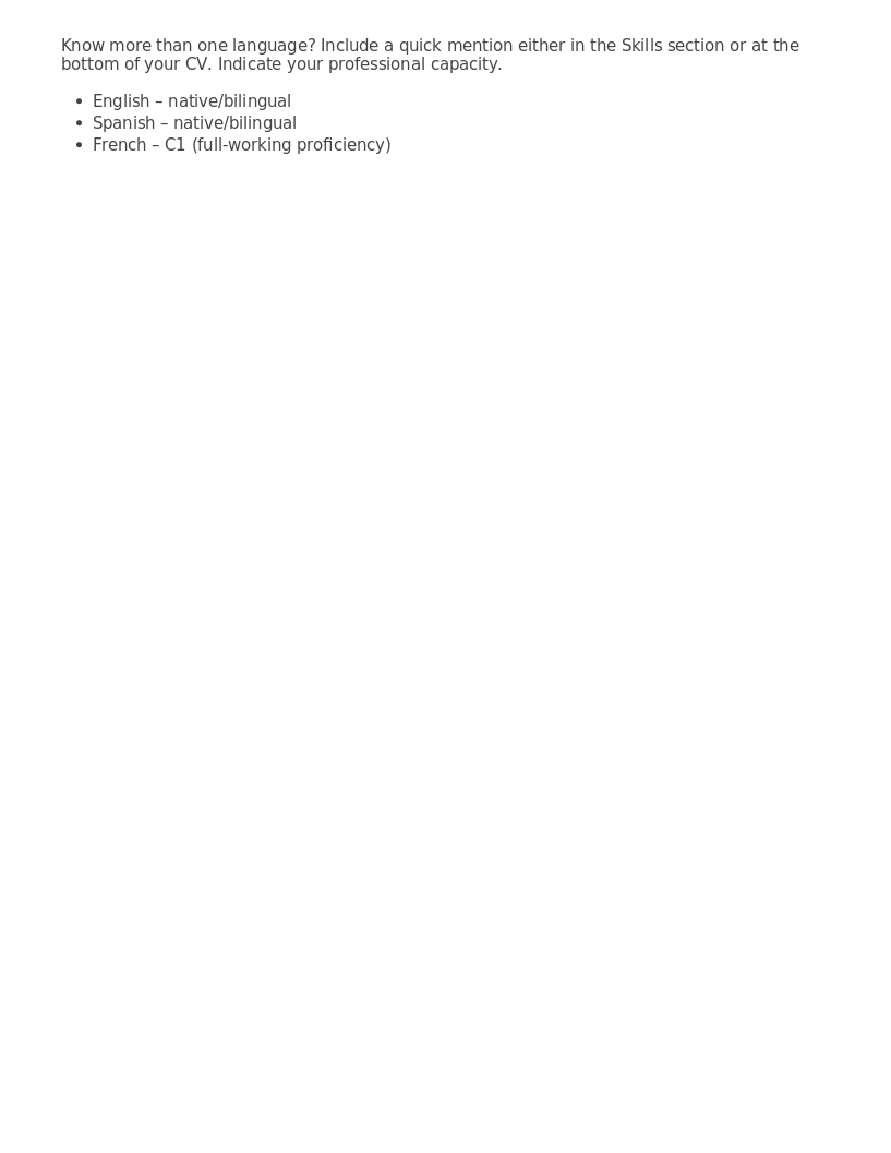 CV Template A Pro preview